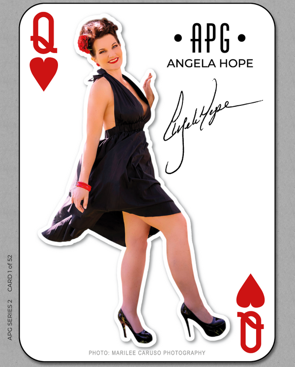 52 Card Pinup - Card 1 - Angela Hope - Queen of Hearts