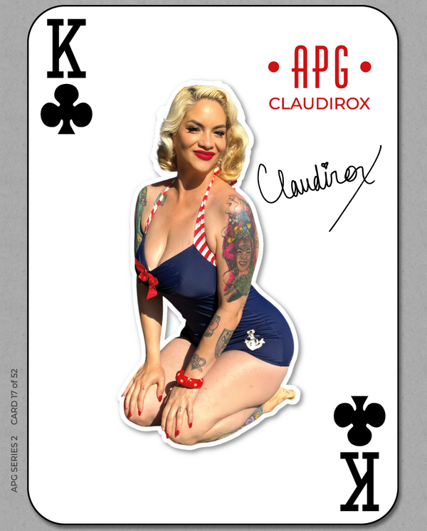 52 Card Pinup - Card 17 - Claudirox - King of Clubs