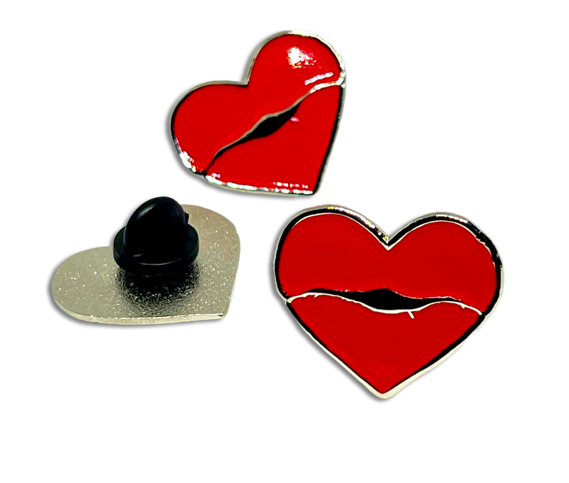 American Pomade Girl - Heart Kiss - Collector Pin #1