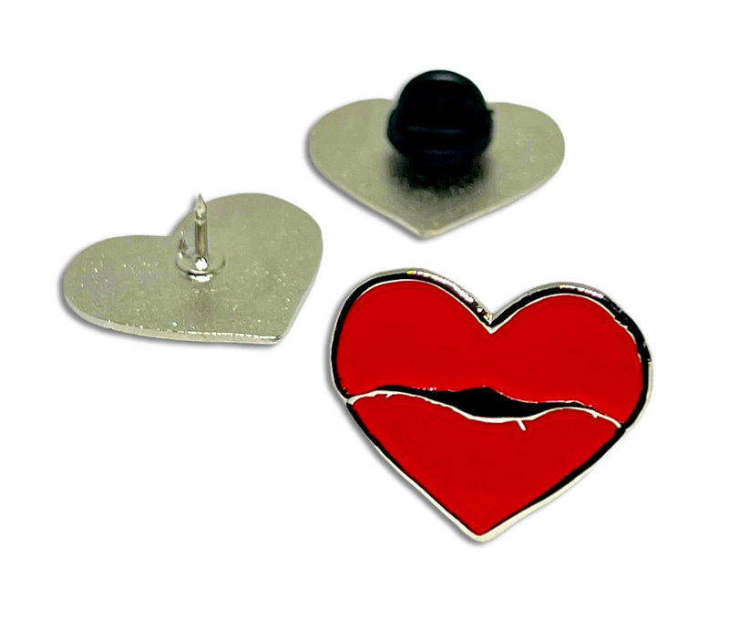 American Pomade Girl - Heart Kiss - Collector Pin #1