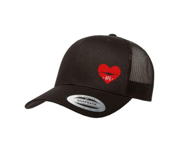 American Pomade Girl Hat · Trucker · Curved Bill Snapback · Black