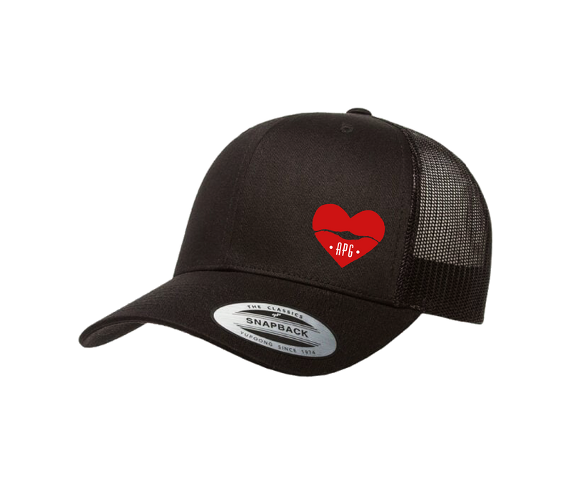 American Pomade Girl Hat · Trucker · Curved Bill Snapback · Black