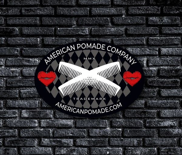 American Pomade Company Metal Shop Sign