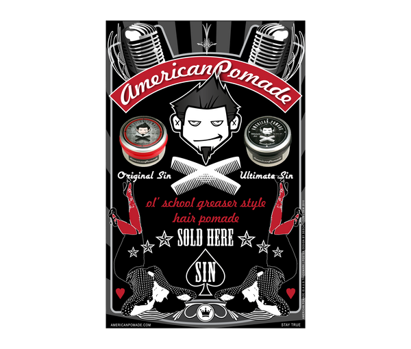 American Pomade Shop Poster · 2010