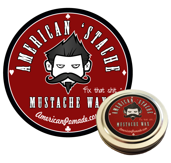 American 'Stache Mustache Wax (SOLD OUT) New Improved Formula in 2023
