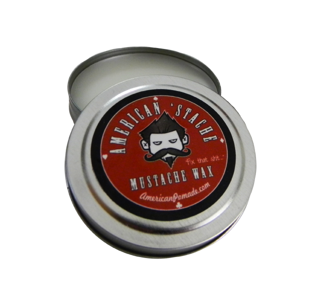 American 'Stache Mustache Wax (SOLD OUT) New Improved Formula in 2023